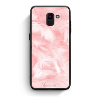 Thumbnail for 33 - samsung Galaxy J6 Pink Feather Boho case, cover, bumper