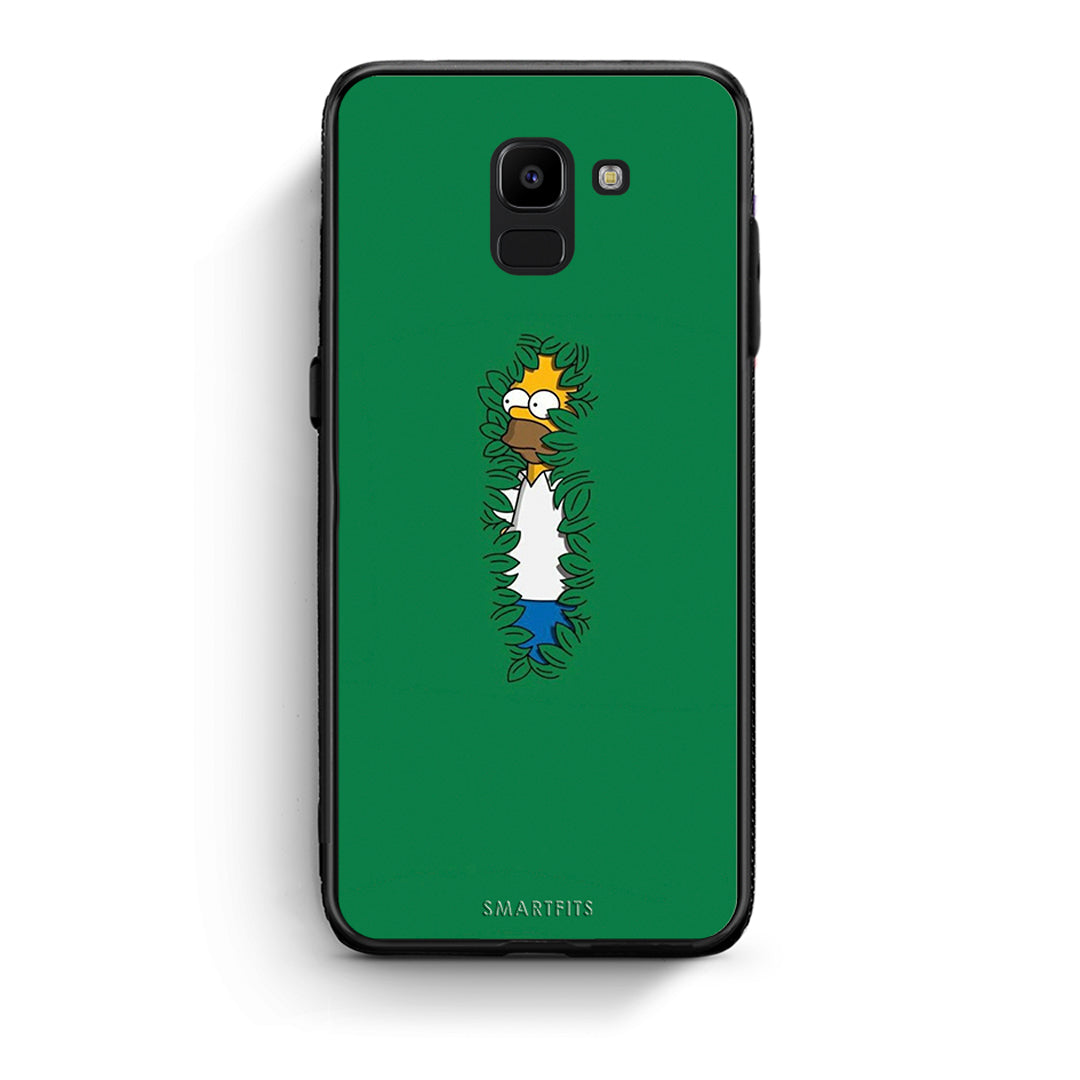 samsung J6 Bush Man Θήκη Αγίου Βαλεντίνου από τη Smartfits με σχέδιο στο πίσω μέρος και μαύρο περίβλημα | Smartphone case with colorful back and black bezels by Smartfits