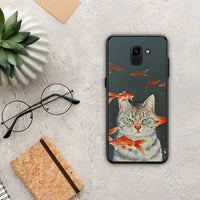 Thumbnail for Cat Goldfish - Samsung Galaxy J6 θήκη