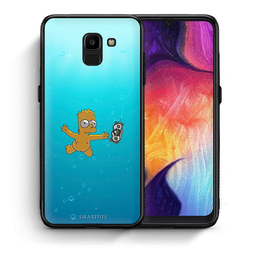 Θήκη Samsung J6 Chasing Money από τη Smartfits με σχέδιο στο πίσω μέρος και μαύρο περίβλημα | Samsung J6 Chasing Money case with colorful back and black bezels