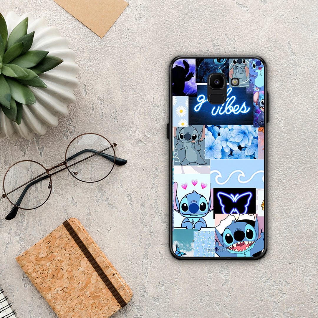 Collage Good Vibes - Samsung Galaxy J6 θήκη