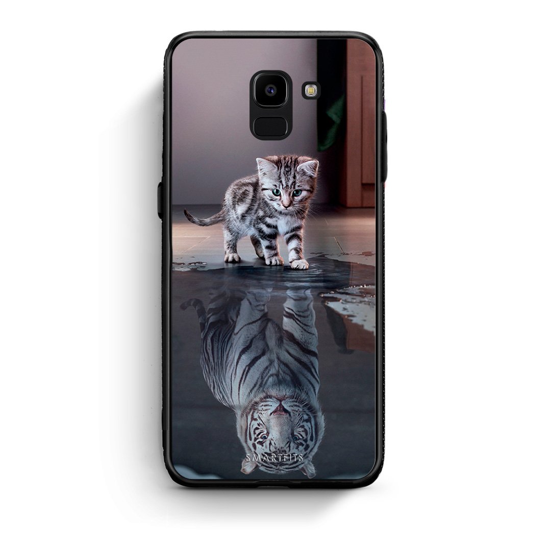 4 - samsung J6 Tiger Cute case, cover, bumper