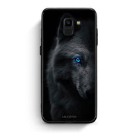 Thumbnail for samsung J6 Dark Wolf θήκη από τη Smartfits με σχέδιο στο πίσω μέρος και μαύρο περίβλημα | Smartphone case with colorful back and black bezels by Smartfits