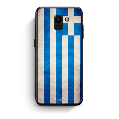 4 - samsung J6 Greece Flag case, cover, bumper