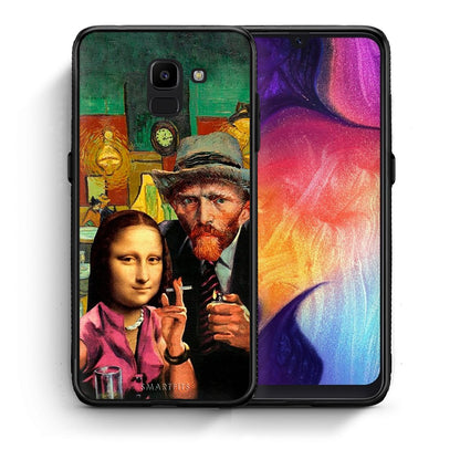 Θήκη Samsung J6 Funny Art από τη Smartfits με σχέδιο στο πίσω μέρος και μαύρο περίβλημα | Samsung J6 Funny Art case with colorful back and black bezels