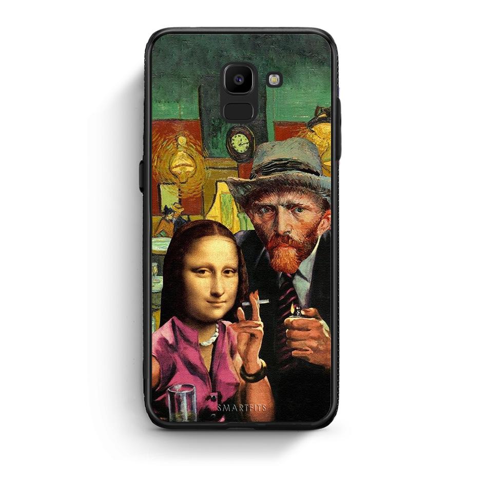 samsung J6 Funny Art θήκη από τη Smartfits με σχέδιο στο πίσω μέρος και μαύρο περίβλημα | Smartphone case with colorful back and black bezels by Smartfits