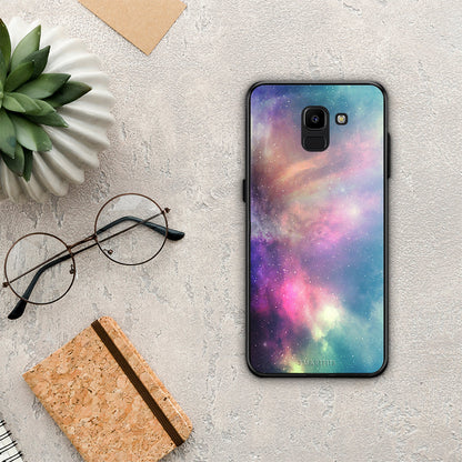 Galactic Rainbow - Samsung Galaxy J6 θήκη