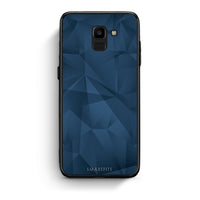 Thumbnail for 39 - samsung Galaxy J6 Blue Abstract Geometric case, cover, bumper