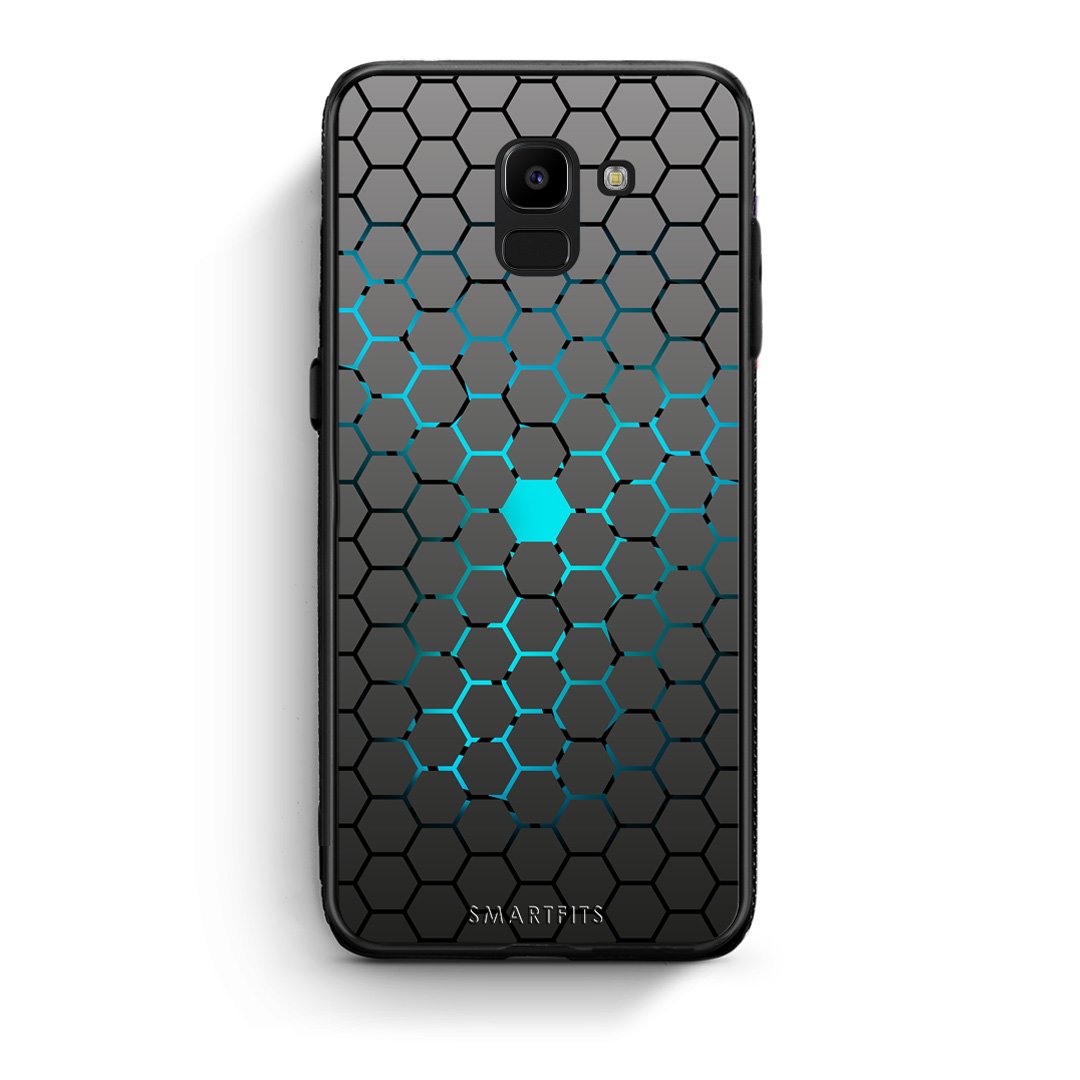 40 - samsung Galaxy J6 Hexagonal Geometric case, cover, bumper
