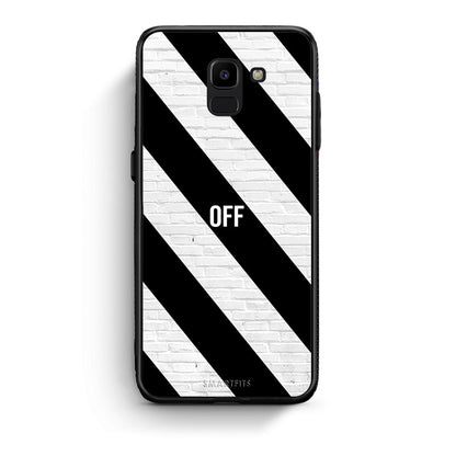 samsung J6 Get Off θήκη από τη Smartfits με σχέδιο στο πίσω μέρος και μαύρο περίβλημα | Smartphone case with colorful back and black bezels by Smartfits