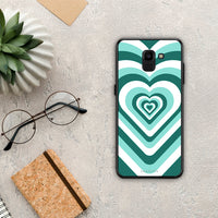 Thumbnail for Green Hearts - Samsung Galaxy J6 θήκη