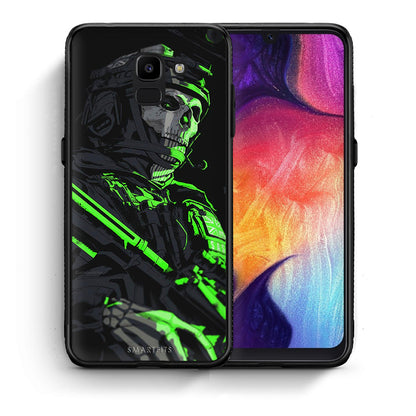 Θήκη Αγίου Βαλεντίνου Samsung J6 Green Soldier από τη Smartfits με σχέδιο στο πίσω μέρος και μαύρο περίβλημα | Samsung J6 Green Soldier case with colorful back and black bezels