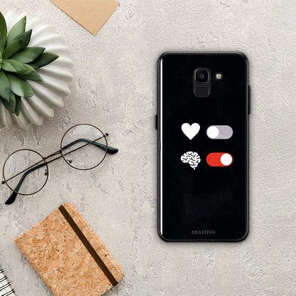 Heart Vs Brain - Samsung Galaxy J6 θήκη