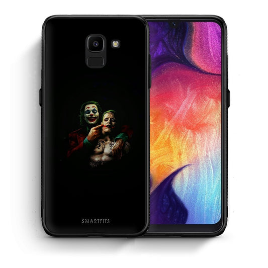 Θήκη Samsung J6 Clown Hero από τη Smartfits με σχέδιο στο πίσω μέρος και μαύρο περίβλημα | Samsung J6 Clown Hero case with colorful back and black bezels