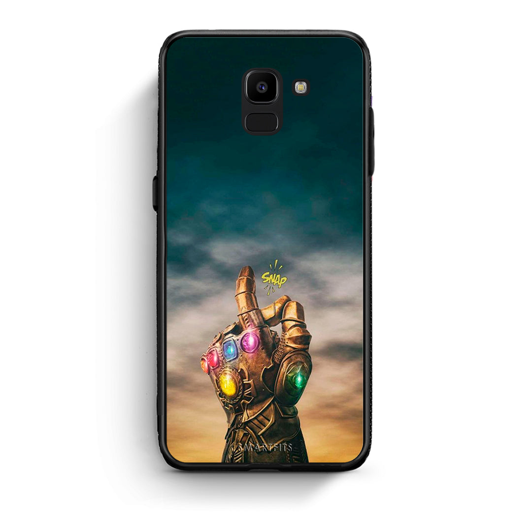 samsung J6 Infinity Snap θήκη από τη Smartfits με σχέδιο στο πίσω μέρος και μαύρο περίβλημα | Smartphone case with colorful back and black bezels by Smartfits
