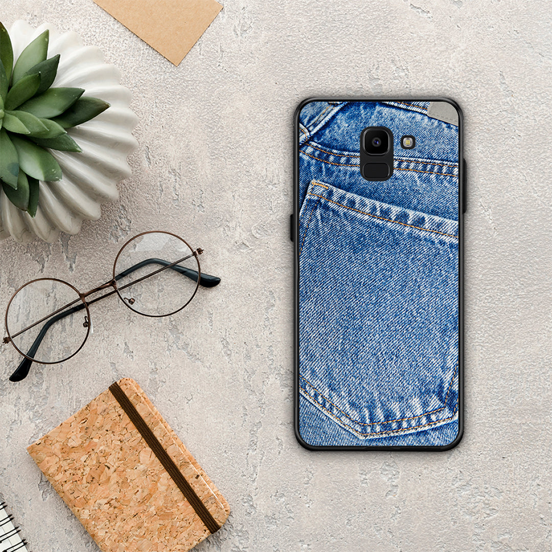 Jeans Pocket - Samsung Galaxy J6 θήκη