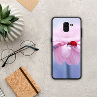 Thumbnail for Ladybug Flower - Samsung Galaxy J6 θήκη