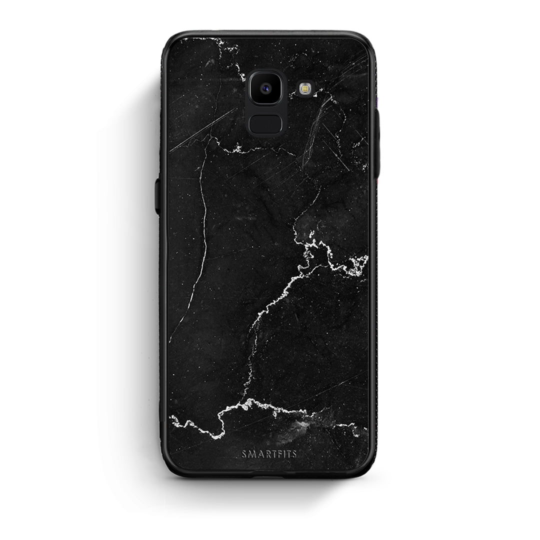 samsung J6 Marble Black θήκη από τη Smartfits με σχέδιο στο πίσω μέρος και μαύρο περίβλημα | Smartphone case with colorful back and black bezels by Smartfits