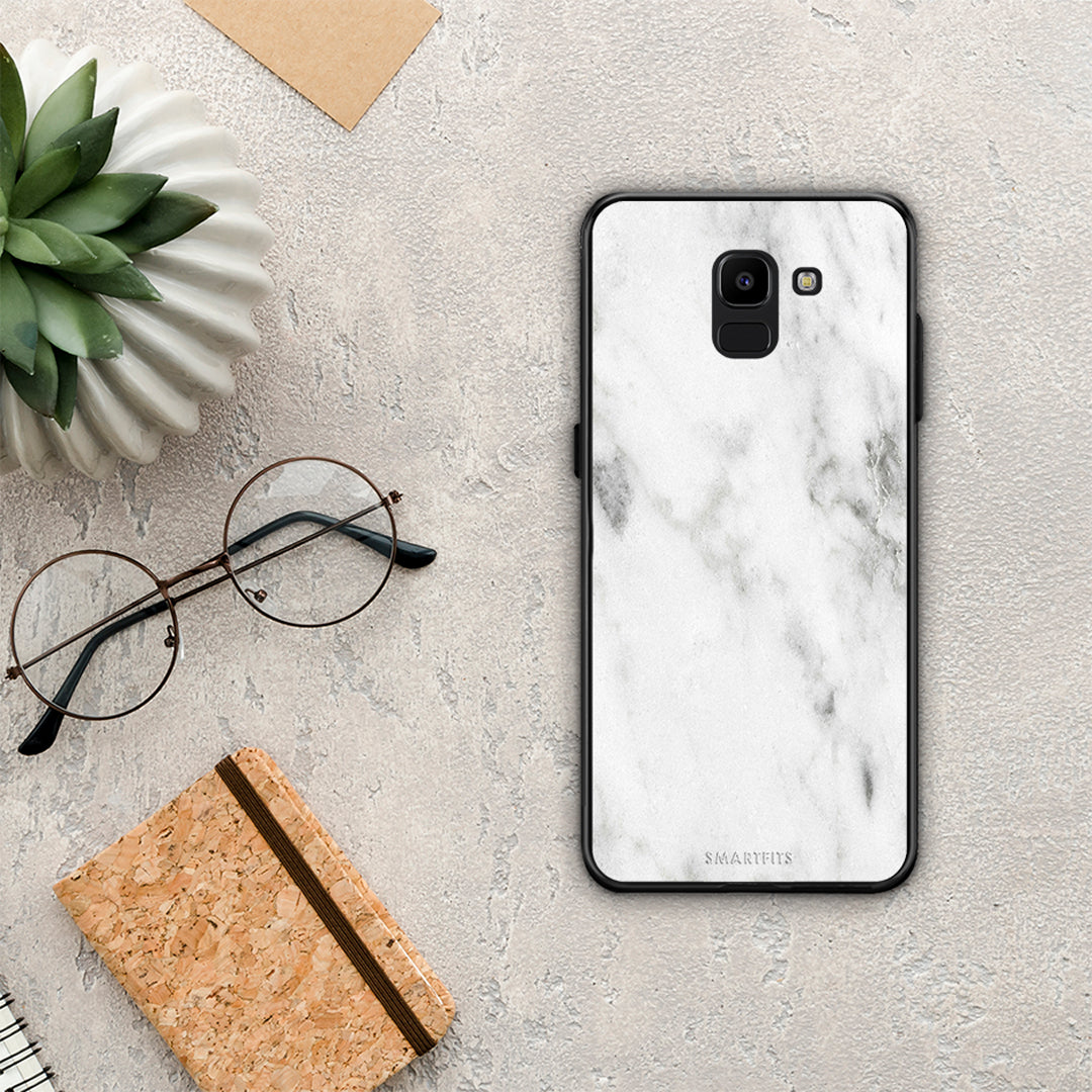Marble White - Samsung Galaxy J6 θήκη