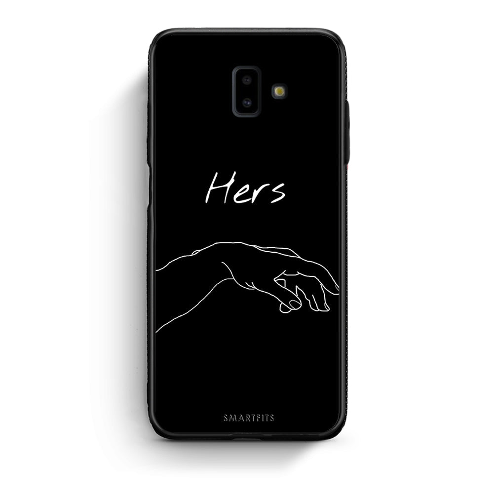 samsung J6+ Aeshetic Love 1 Θήκη Αγίου Βαλεντίνου από τη Smartfits με σχέδιο στο πίσω μέρος και μαύρο περίβλημα | Smartphone case with colorful back and black bezels by Smartfits