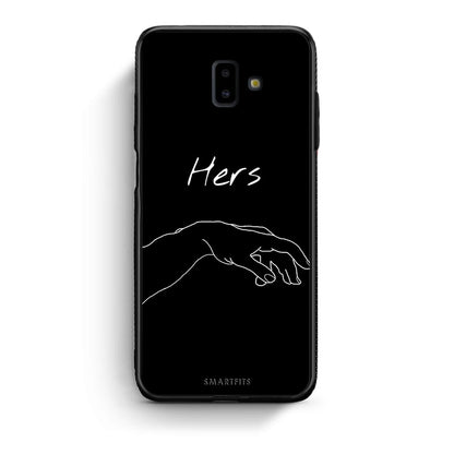 samsung J6+ Aeshetic Love 1 Θήκη Αγίου Βαλεντίνου από τη Smartfits με σχέδιο στο πίσω μέρος και μαύρο περίβλημα | Smartphone case with colorful back and black bezels by Smartfits