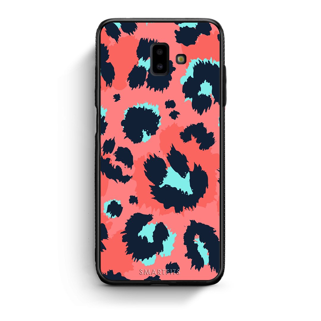 22 - samsung Galaxy J6+ Pink Leopard Animal case, cover, bumper