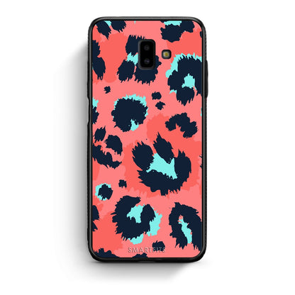 22 - samsung Galaxy J6+ Pink Leopard Animal case, cover, bumper