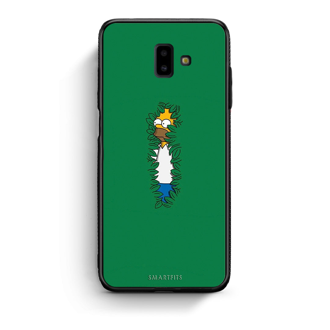 samsung J6+ Bush Man Θήκη Αγίου Βαλεντίνου από τη Smartfits με σχέδιο στο πίσω μέρος και μαύρο περίβλημα | Smartphone case with colorful back and black bezels by Smartfits