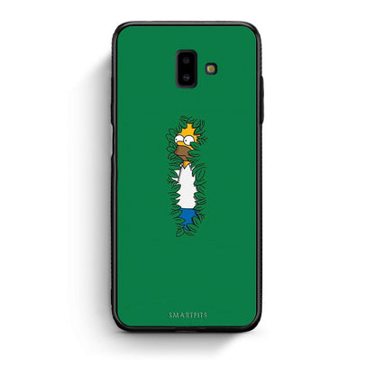 samsung J6+ Bush Man Θήκη Αγίου Βαλεντίνου από τη Smartfits με σχέδιο στο πίσω μέρος και μαύρο περίβλημα | Smartphone case with colorful back and black bezels by Smartfits