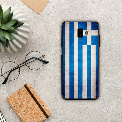 Flag Greek - Samsung Galaxy J6+ θήκη
