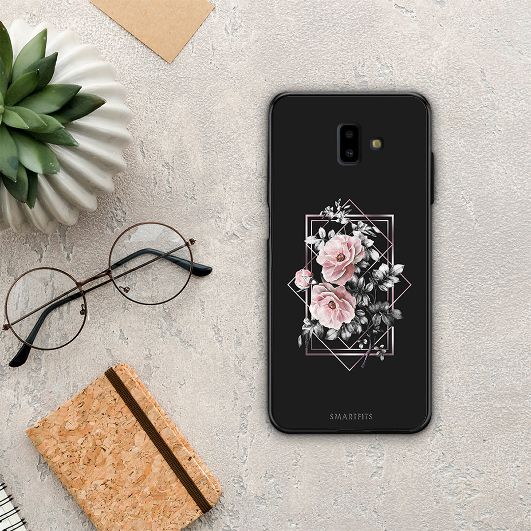 Flower Frame - Samsung Galaxy J6+ θήκη