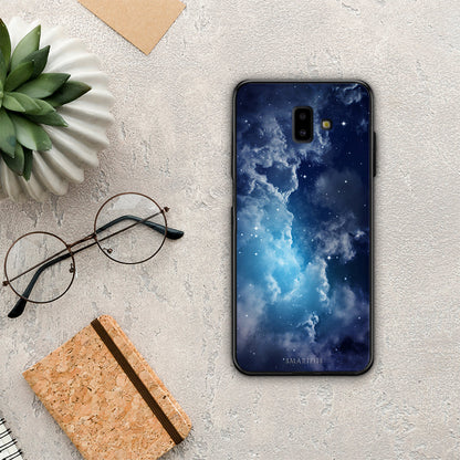 Galactic Blue Sky - Samsung Galaxy J6+ θήκη
