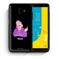 Thumbnail for Θήκη Samsung J6+ Grandma Mood Black από τη Smartfits με σχέδιο στο πίσω μέρος και μαύρο περίβλημα | Samsung J6+ Grandma Mood Black case with colorful back and black bezels