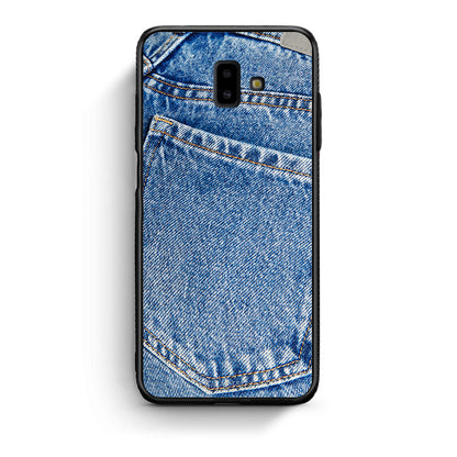 samsung J6+ Jeans Pocket θήκη από τη Smartfits με σχέδιο στο πίσω μέρος και μαύρο περίβλημα | Smartphone case with colorful back and black bezels by Smartfits