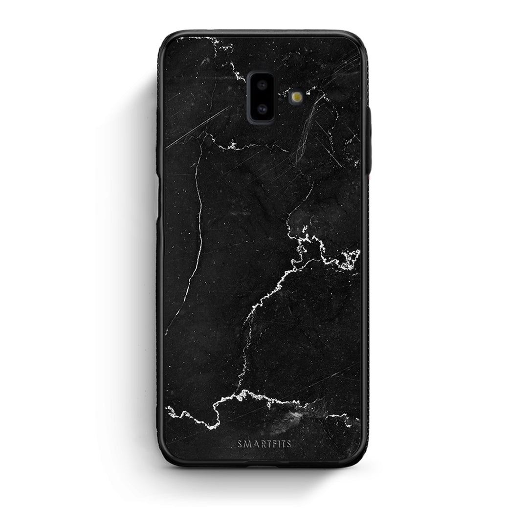 samsung J6+ Marble Black θήκη από τη Smartfits με σχέδιο στο πίσω μέρος και μαύρο περίβλημα | Smartphone case with colorful back and black bezels by Smartfits