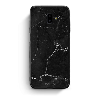 samsung J6+ Marble Black θήκη από τη Smartfits με σχέδιο στο πίσω μέρος και μαύρο περίβλημα | Smartphone case with colorful back and black bezels by Smartfits