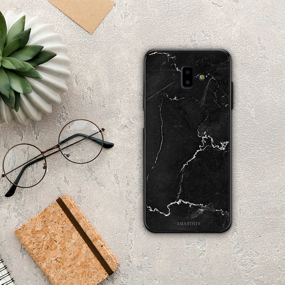 Marble Black - Samsung Galaxy J6+ θήκη