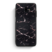Thumbnail for 4 - samsung Galaxy J6+ Black Rosegold Marble case, cover, bumper