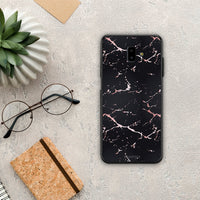 Thumbnail for Marble Black Rosegold - Samsung Galaxy J6+ θήκη