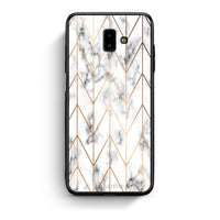 Thumbnail for 44 - samsung Galaxy J6+ Gold Geometric Marble case, cover, bumper