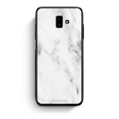 2 - samsung Galaxy J6+ White marble case, cover, bumper