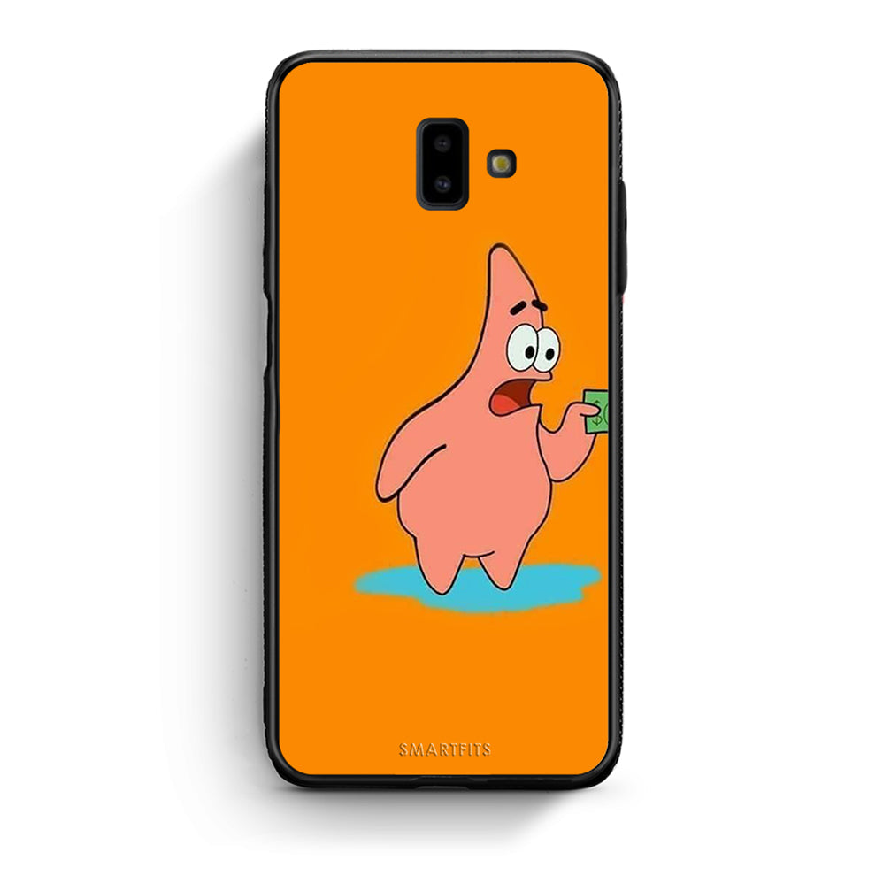 samsung J6+ No Money 1 Θήκη Αγίου Βαλεντίνου από τη Smartfits με σχέδιο στο πίσω μέρος και μαύρο περίβλημα | Smartphone case with colorful back and black bezels by Smartfits