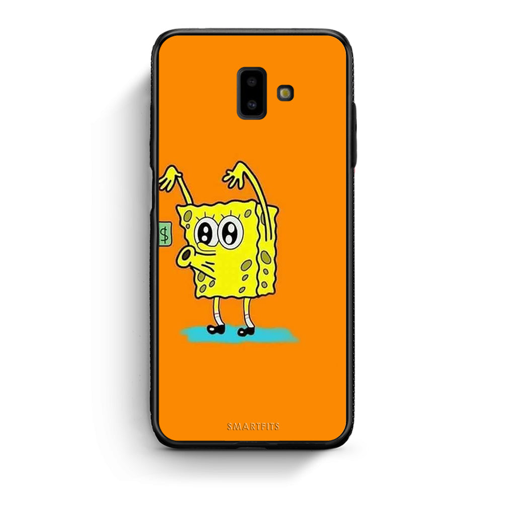 samsung J6+ No Money 2 Θήκη Αγίου Βαλεντίνου από τη Smartfits με σχέδιο στο πίσω μέρος και μαύρο περίβλημα | Smartphone case with colorful back and black bezels by Smartfits