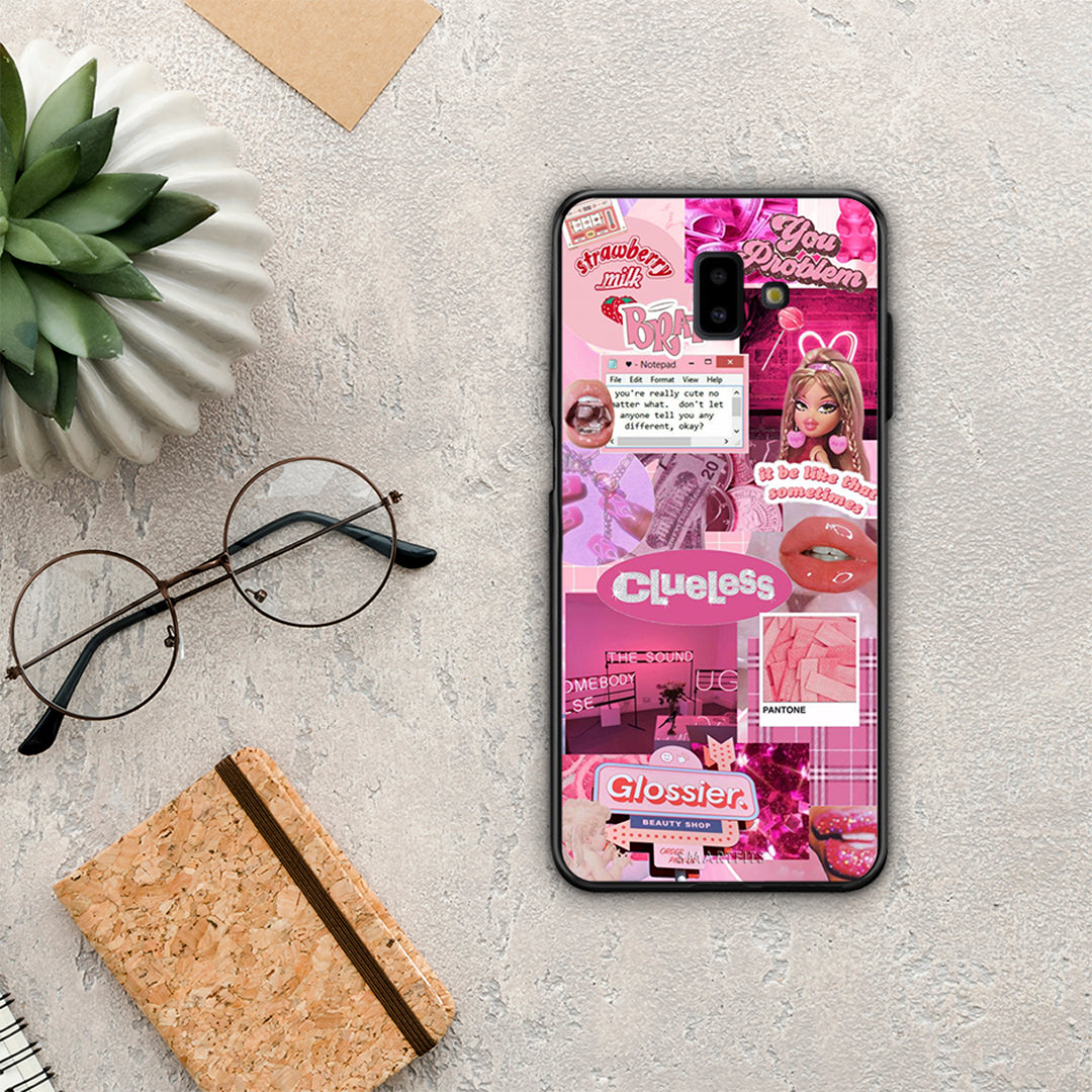 Pink Love - Samsung Galaxy J6+ θήκη