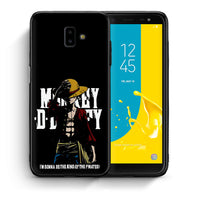 Thumbnail for Θήκη Samsung J6+ Pirate King από τη Smartfits με σχέδιο στο πίσω μέρος και μαύρο περίβλημα | Samsung J6+ Pirate King case with colorful back and black bezels