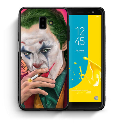 Θήκη Samsung J6+ JokesOnU PopArt από τη Smartfits με σχέδιο στο πίσω μέρος και μαύρο περίβλημα | Samsung J6+ JokesOnU PopArt case with colorful back and black bezels