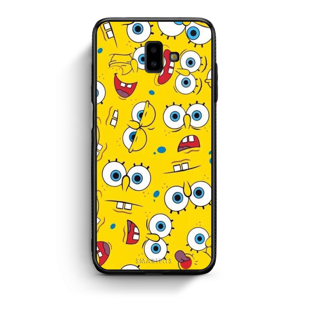 4 - samsung J6+ Sponge PopArt case, cover, bumper