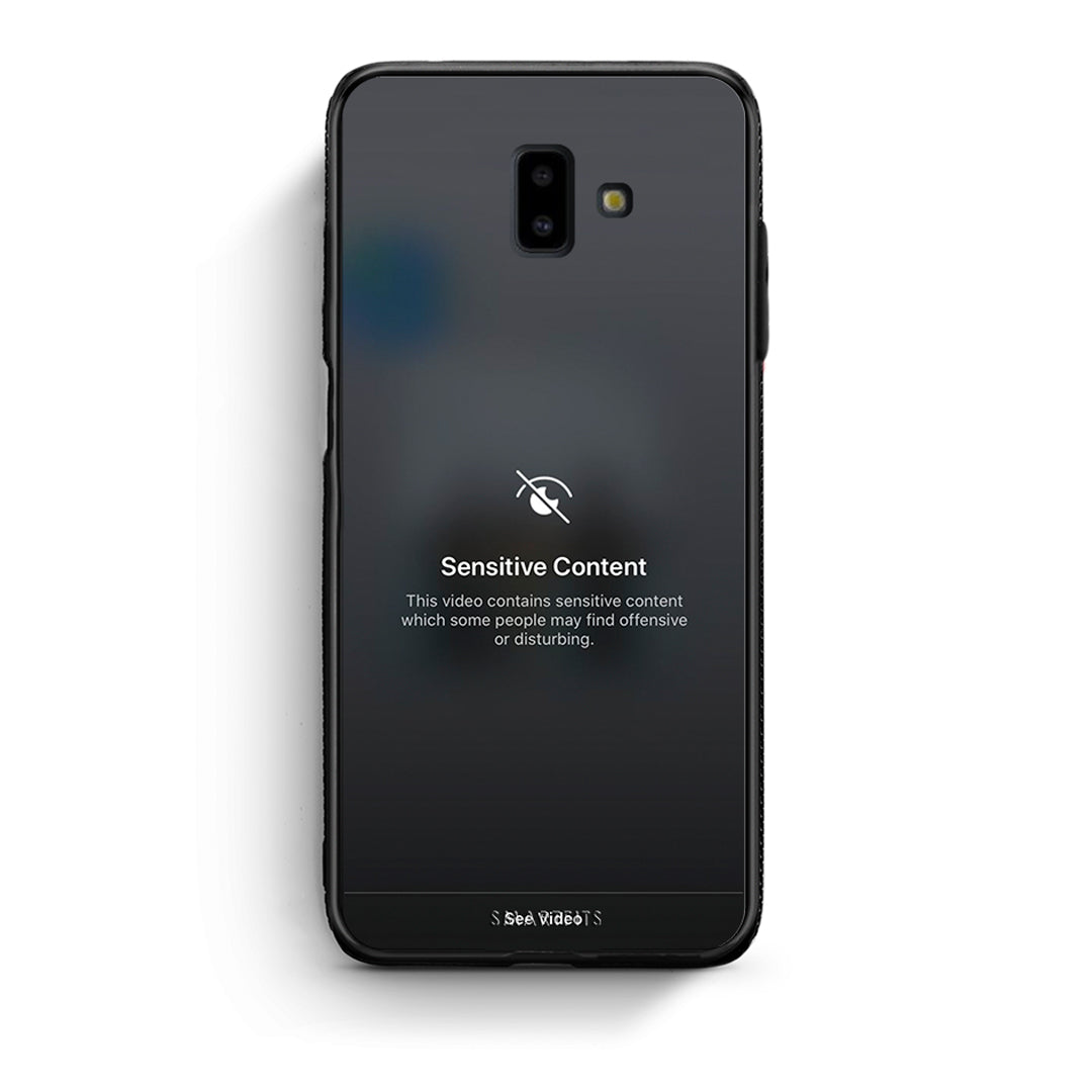 samsung J6+ Sensitive Content θήκη από τη Smartfits με σχέδιο στο πίσω μέρος και μαύρο περίβλημα | Smartphone case with colorful back and black bezels by Smartfits