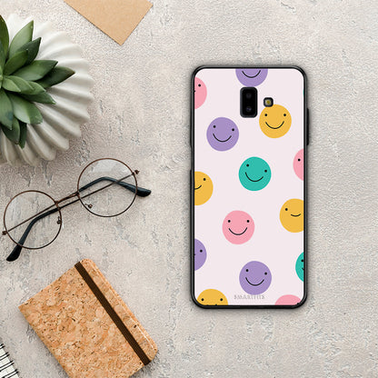 Smiley Faces - Samsung Galaxy J6+ θήκη