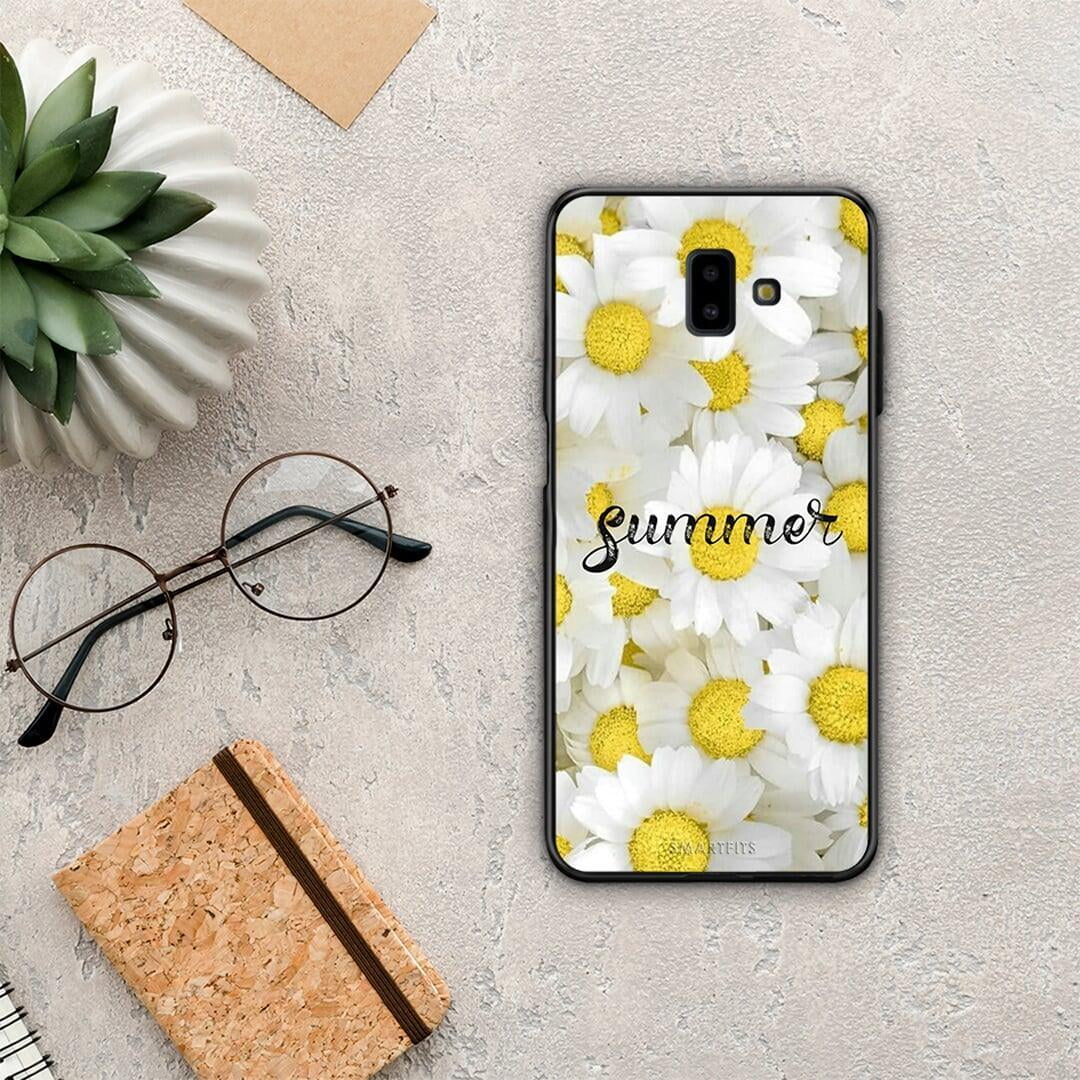 Summer Daisies - Samsung Galaxy J6+ θήκη